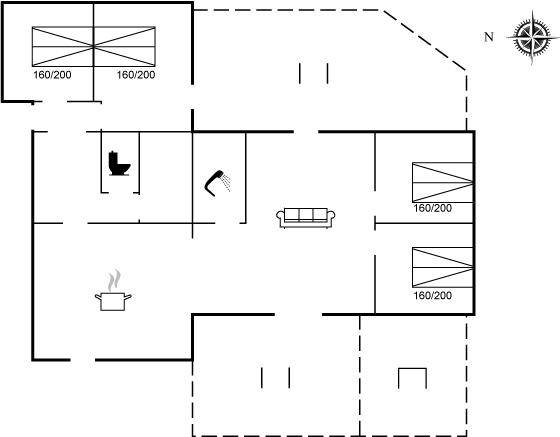 125 m² Ferienhaus ∙ 4 Schlafzimmer ∙ 8 Gäste – Bild 30