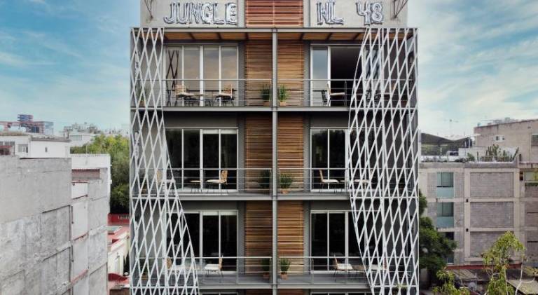 Rental apartment with patio in Mexico City