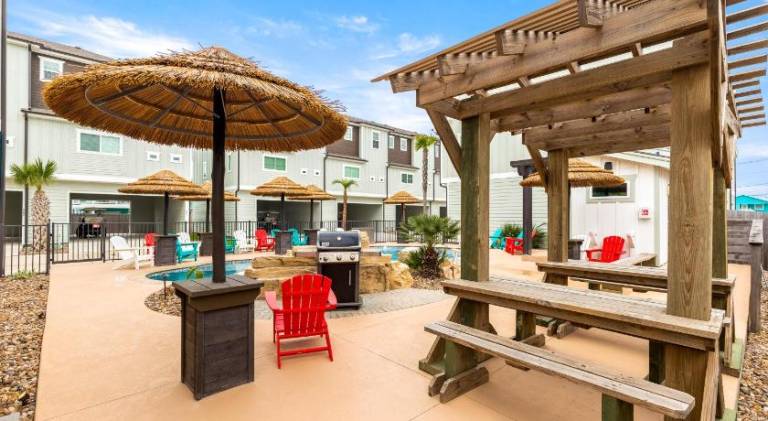 Vacation home with pool | Pet-friendly in Port Aransas, TX