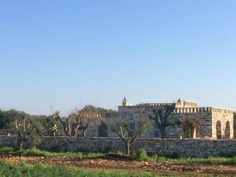 House with yard & barbecue in Manduria