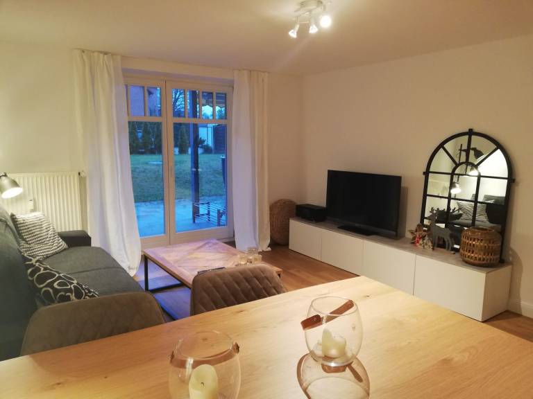 Fully equipped nice rental apartment with patio & garden | Close to the beach | Pets are welcome in Timmendorfer Strand