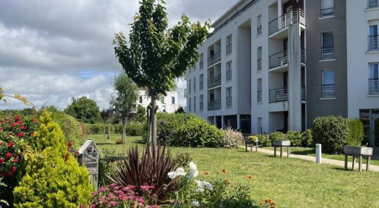 Pleasant serviced apartment with private pool, patio & yard | Pets allowed in Saint-Gilles-Croix-de-Vie