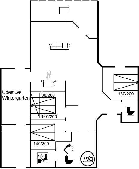 131 m² Ferienhaus ∙ 3 Schlafzimmer ∙ 8 Gäste – Bild 39
