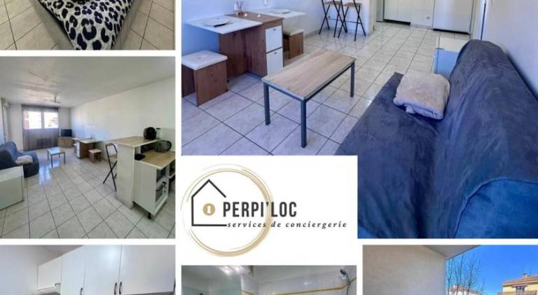 Charming rental apartment with patio | Pets are welcome in Perpignan