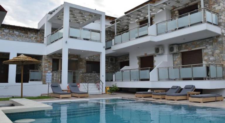 Holiday apartment with garden in Thasos