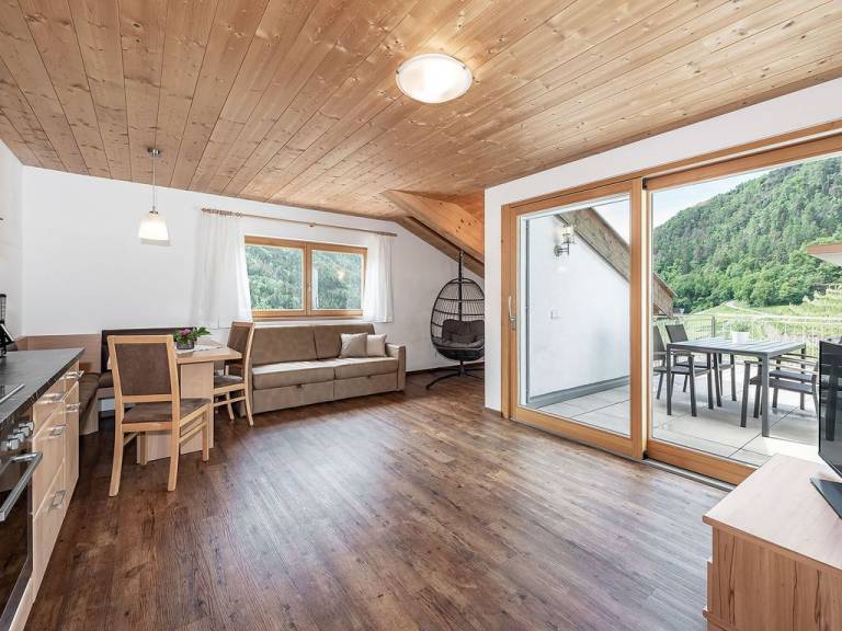 Ferienwohnung in Schrambach, Villnösser Haltestelle für max. 6 Personen