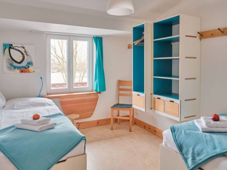 Zweibettzimmer 5 türkis