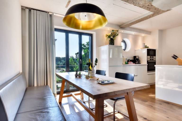 Luxuswohnung Sonnenloft 14 in Prora Düne 7 mit wohnungseigener Sauna und Kamin — photo 4