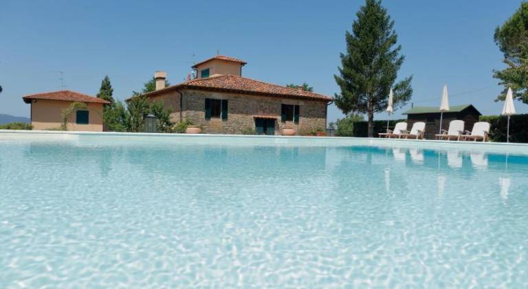 House with patio, pool & yard in Reggello