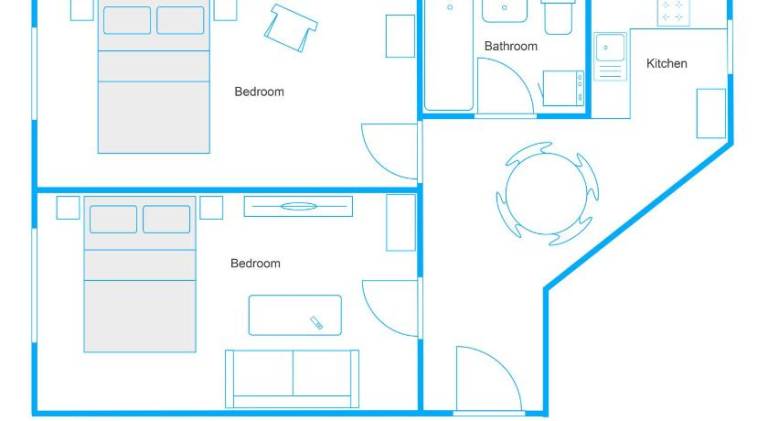 Holiday apartment with 2 rooms for 4 persons — photo 4