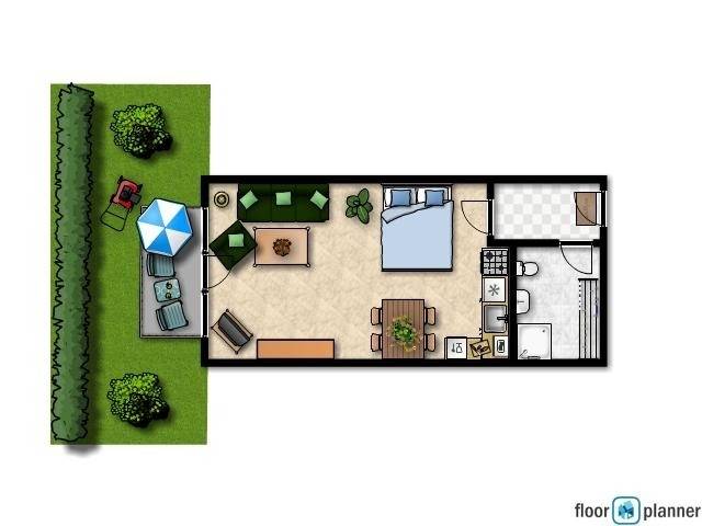 50 m² Ferienwohnung ∙ 1 Schlafzimmer ∙ 3 Gäste – Bild 12