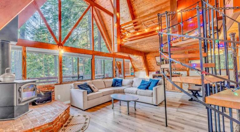 3BR Tahoe Cabin in the Trees with Hot Tub in South Lake Tahoe, CA