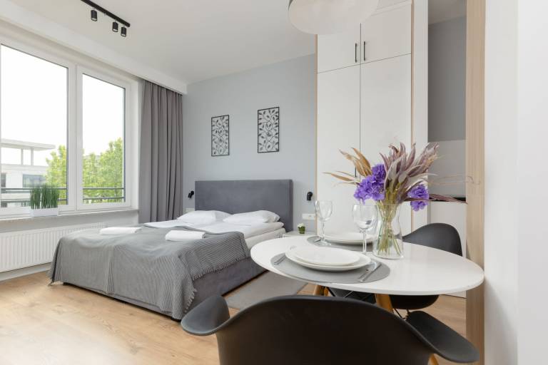 Studio with fast internet in Warsaw