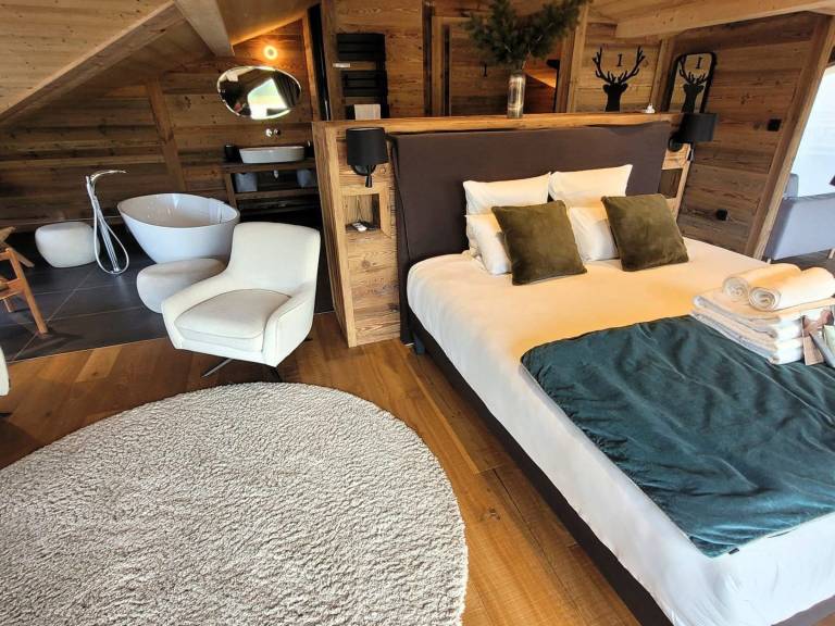 5 Chalet in Les Gets: Luxury, jacuzzi, sauna, pets allowed — photo 5