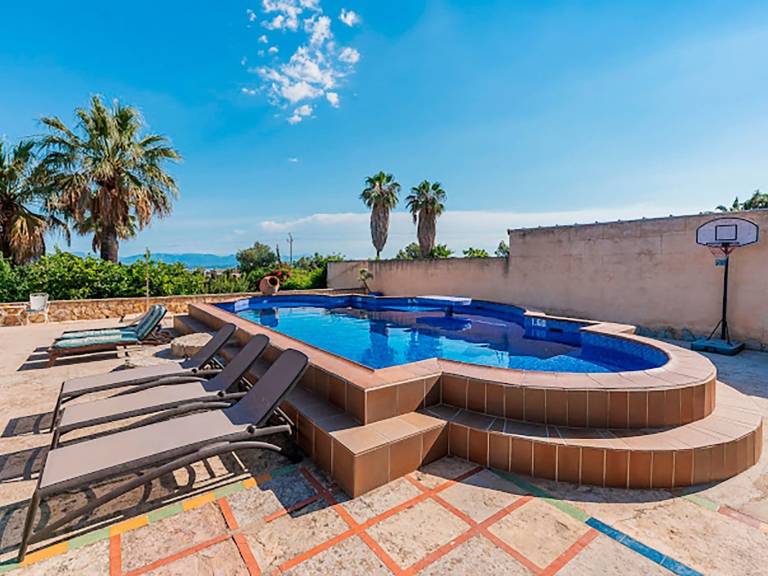 Ferienwohnung in Ses Palmeres, Cala Blava f&uuml;r max. 12 Personen, 
