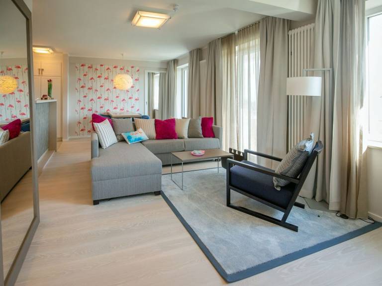 Ferienwohnung mit Meerblick, 2 Schlafzimmern, Sauna und Balkon — photo 2