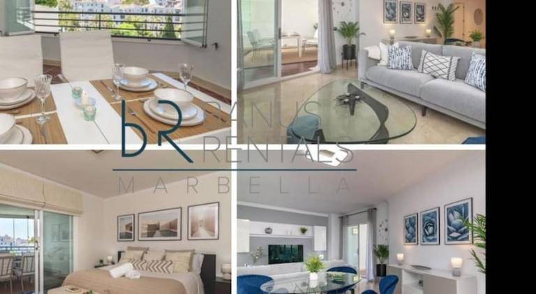 Apartment with patio, private pool & garden | Perfect for remote work in Marbella