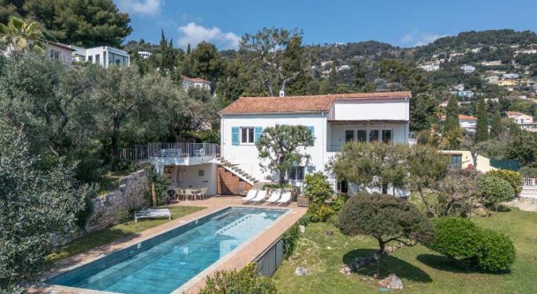 Villa Shangrila, charming house with sea view, swimming pool and garden nr Monaco and Italy in Roquebrune-Cap-Martin