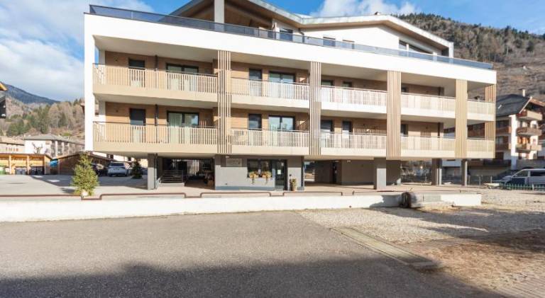 Holiday apartment with jacuzzi, patio & sauna in Predazzo