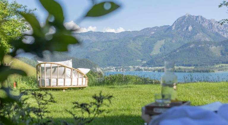 Rental apartment with yard & patio in Sankt Wolfgang im Salzkammergut