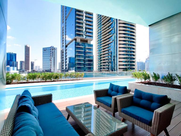 Holiday apartment with pool | Near The Dubai Fountain in Dubai