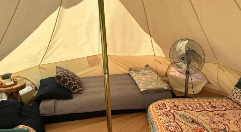 Charming tent with pool & hot tub | Dogs allowed — photo 2