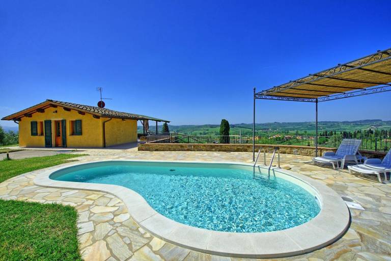 Ferienhaus mit Pool in Castelfiorentino, Toskana f&uuml;r max. 4 Personen