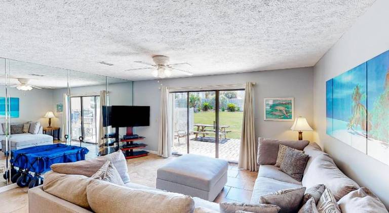Vacation home with grill & heated pool in Panama City, FL