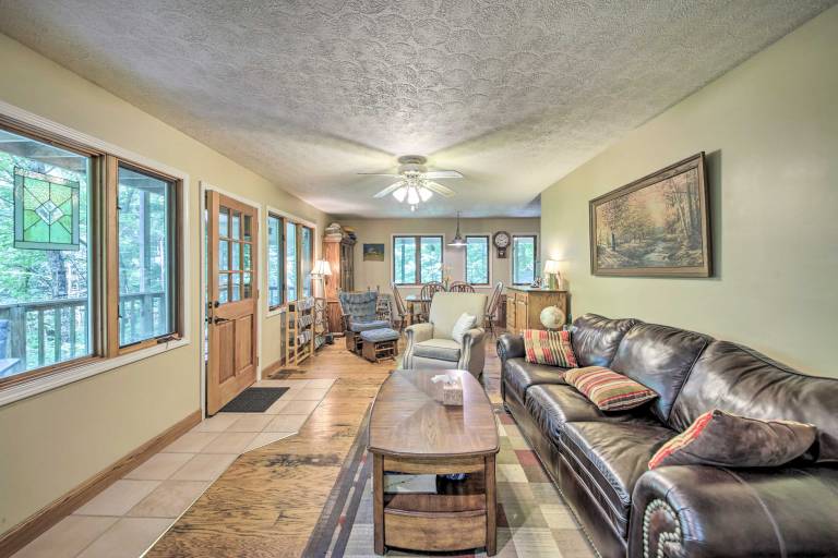 Riverside Cabin w/ 3 Decks in North Vernon! — photo 4