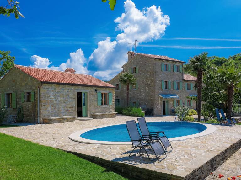 Ferienhaus in Krasica, Baredine für max. 16 Personen, Ferienhaus in Krasica, Baredine für max. 16 Personen,