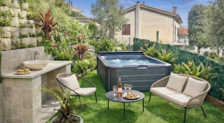 Maison nicoise vue degagee avec jacuzzi privatif — photo 5
