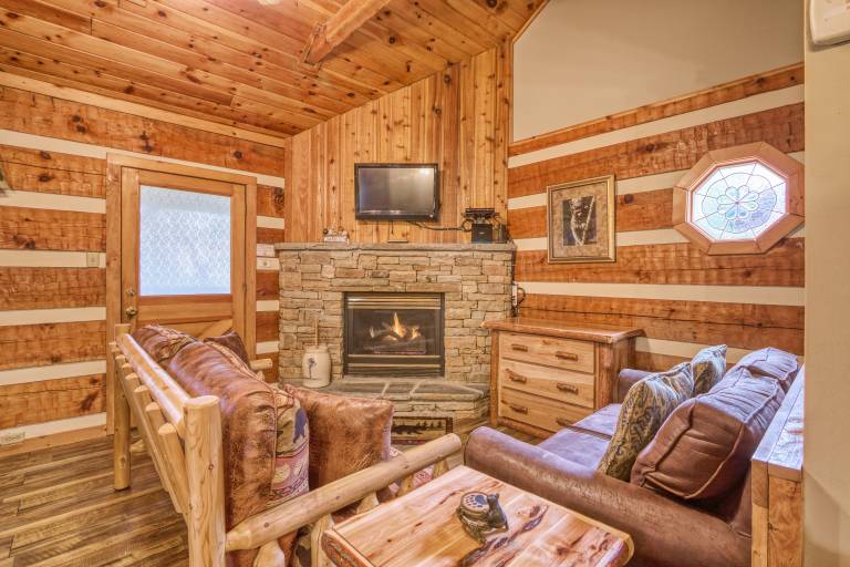 Gatlinburg Pet Friendly Hot Tub Fireplace Fire Pit WiFi — photo 3