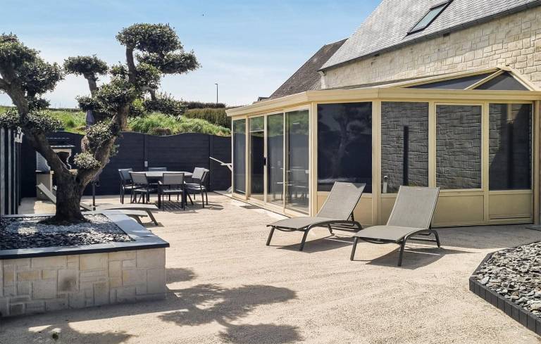 Ferienhaus in Créances, Pirou Plage f&uuml;r max. 8 Personen am Atlantik