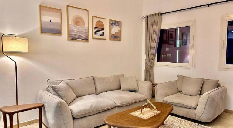 Spacious holiday apartment with sauna, terrace & private pool | Dogs allowed in Dubai