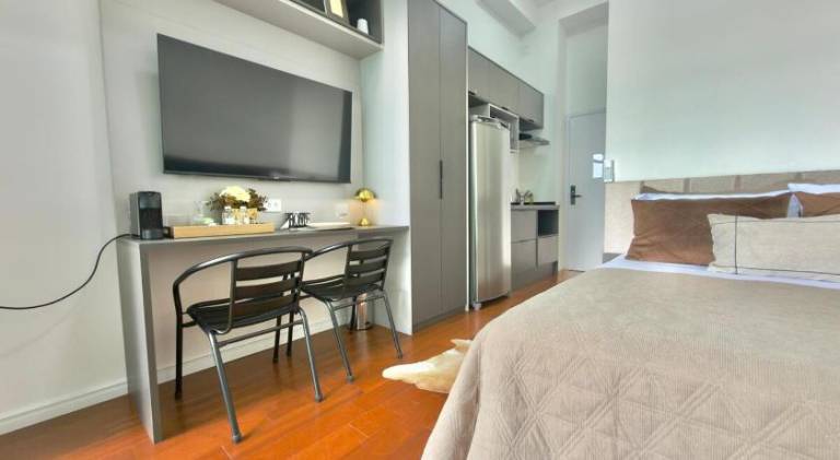 Holiday apartment with pool in Olímpia