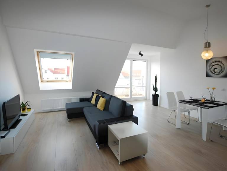 Serviced apartment with 2 rooms for 127 persons in Szczecin