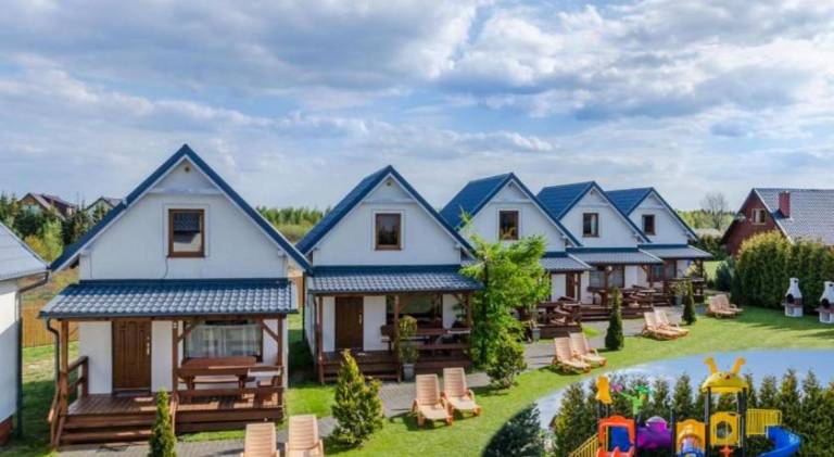 Lodge with patio, garden & barbecue in Wladyslawowo