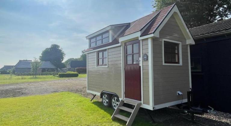 Op zoek naar een leuke overnachting Te huur Prachtig Tiny House De Hutte