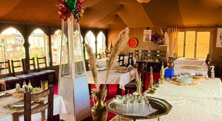 Family-friendly pleasant tent with patio, barbeque & pool | Pets allowed in Rissani