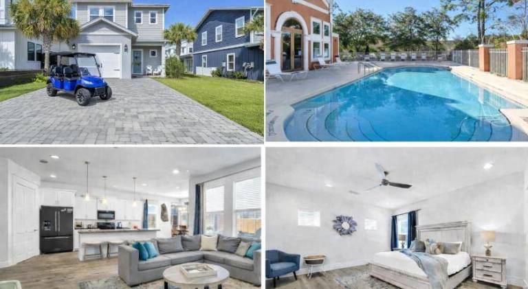 Emerald Escape in Destin, Miramar Beach! 4BR, 4BA, 1st Floor Bedroom, Sleeps up to 14, Golf Cart Inc in Miramar Beach, FL