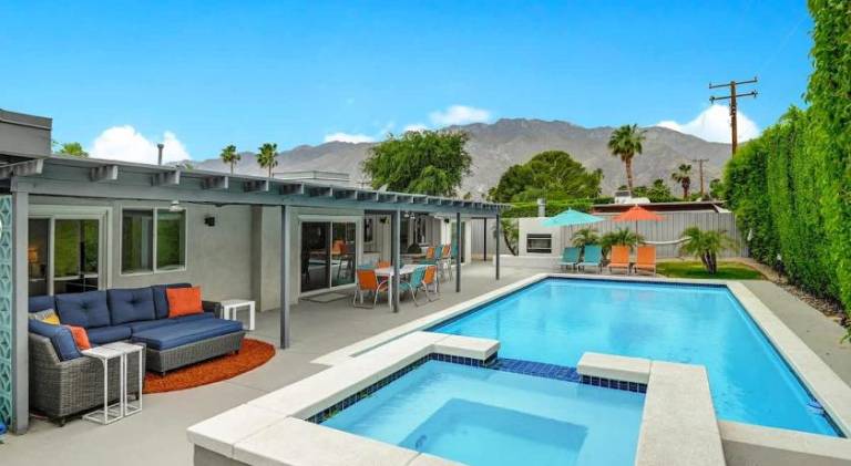 Spacious vacation home with pool | Suitable for remote work | Pets are welcome in Palm Springs, CA