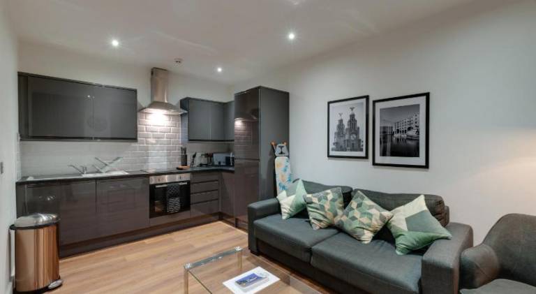 Holiday apartment with patio | Close to The Beatles Story in Liverpool