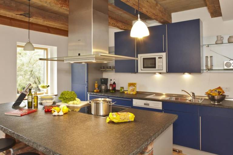 Gepflegtes Reetdachhaus auf großem Grundstück mit Badewanne und Terrasse — photo 3