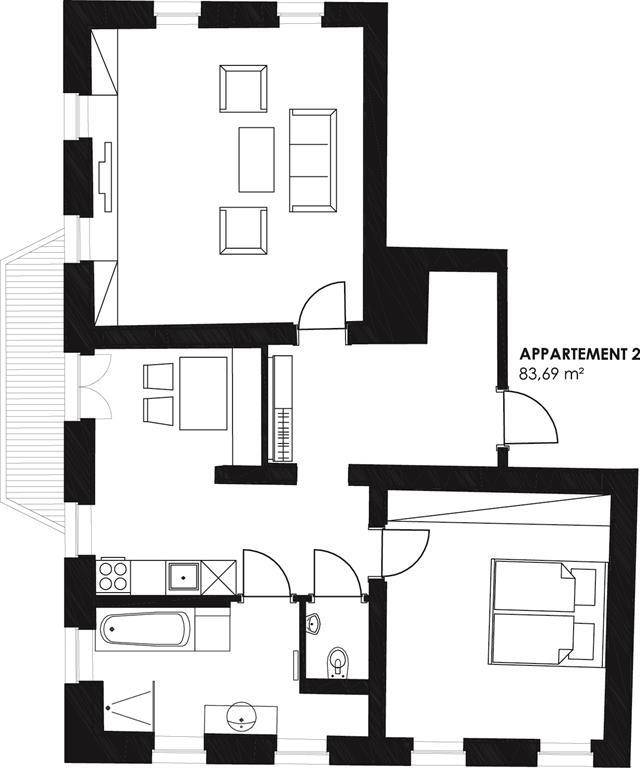 Holiday apartment with grill, terrace & garden — photo 3