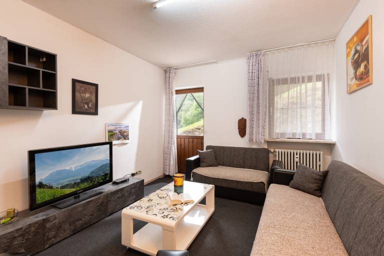 Ferienwohnung Nr 4 44qm mit Balkon und Bergblick