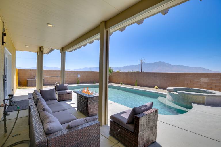 Saltwater Pool & BBQ: Spacious Desert Gem! in Riverside, CA