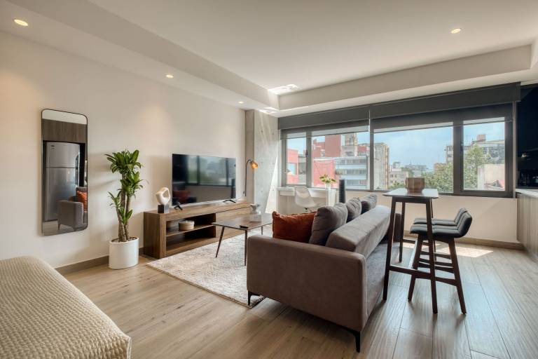 Family-oriented rental apartment with yard, grill & fast internet | Next to Chapultepec Castle | Pets are welcome in Mexico City