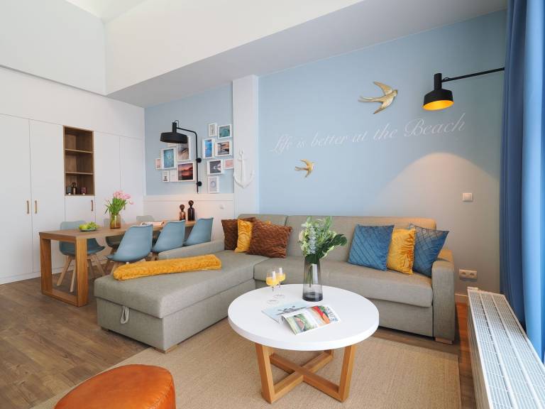 Ferienwohnung mit 1 Schlafzimmer und Balkon in Heringsdorf