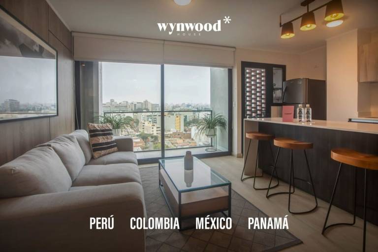 w Stylish Loft with Balcony in Barranco