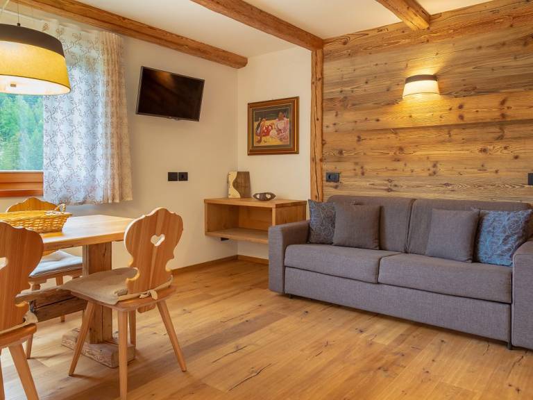 Ferienwohnung mit Hund in Campill, Pedraces f&uuml;r max. 4 Personen